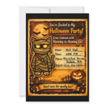 Mummy Gatito Espeluznante Lindo