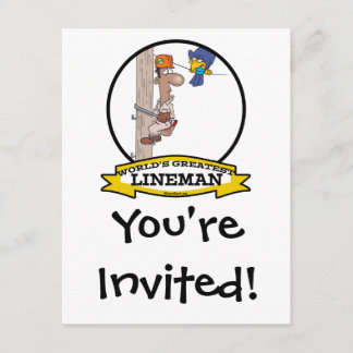 INVITACIÓN MUNDIAL MAYOR PERSONALIZADO DE HOMBRES LINMANOS