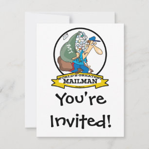 INVITACIÓN MUNDIAL MAYOR PERSONALIZADO DE HOMBRES MAILMANOS