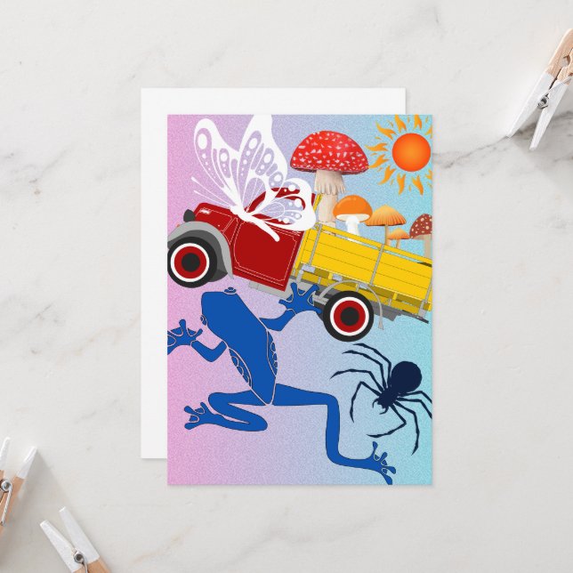 Invitación Mundo de maravillas (Anverso/Reverso In Situ)