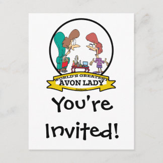 INVITACIÓN MUNDO MAYOR AVON MUJERES PERSONALIZADO