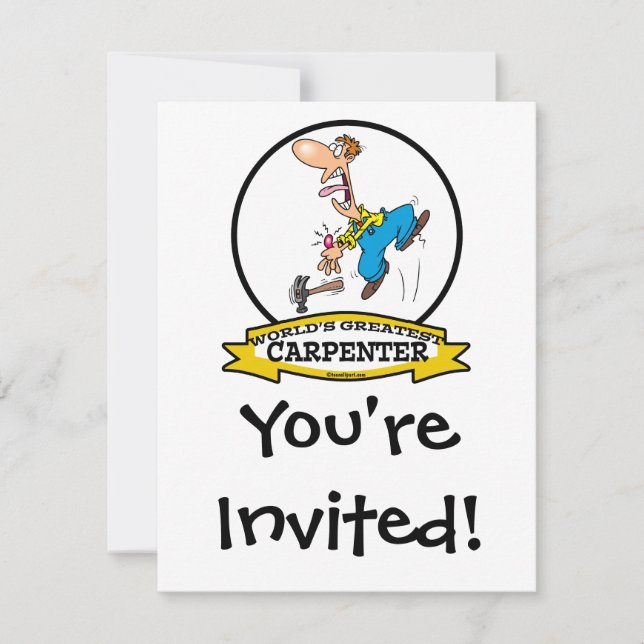 INVITACIÓN MUNDOS MÁS GRANDES PERSONALIZADOS DE CARPENTER II (Anverso)