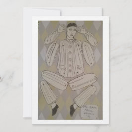 Invitación Muñecas de papel italianas- Tres