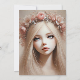 Invitación "Muñecas encantadas: Tutores de sueños y preciosos