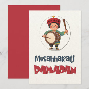 Invitación Musahharati Ramadan Drummer   Ritmos de la noche