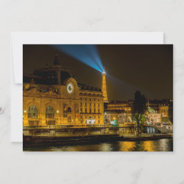 Invitación Museo de Orsay en París por la noche