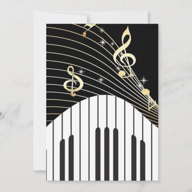 Invitación Música (Anverso)