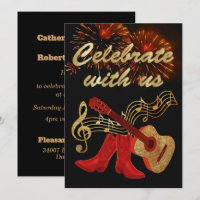 Música Country Western Guitarra y Botas Vaqueras