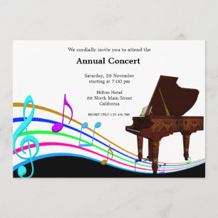 Invitación Música de concierto