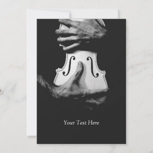 Invitación Música de violín