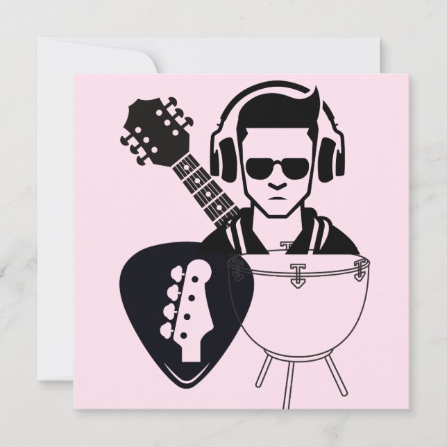 Invitación Música en abundancia (Anverso)