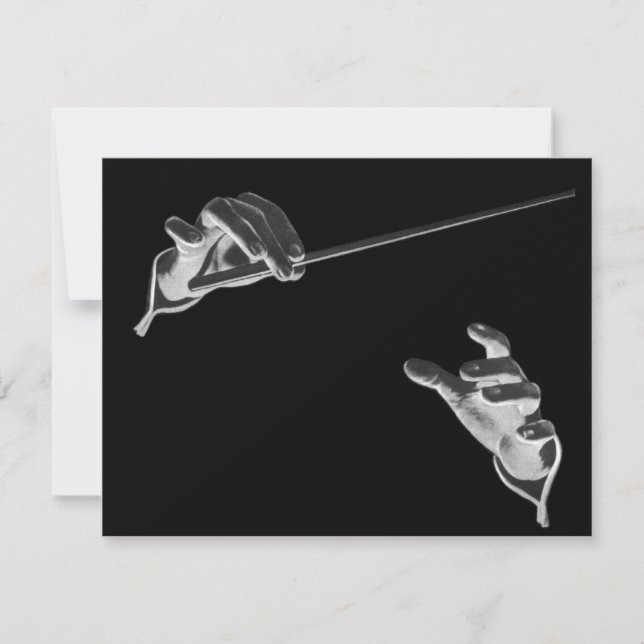 Invitación Música vintage, fiesta de cumpleaños de Karaoke (Anverso)