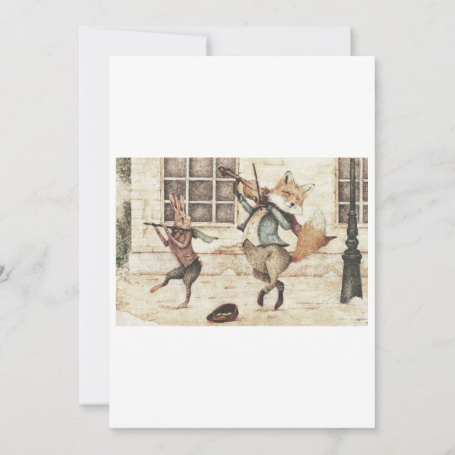 Invitación Músicos de la calle (Anverso)