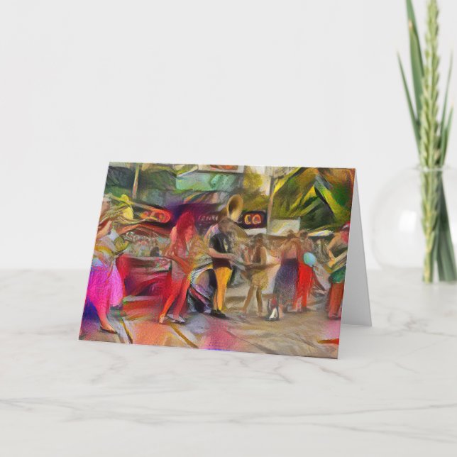 Invitación Músicos de la calle Berlín (Anverso)