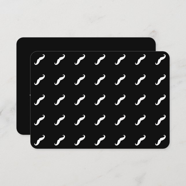 Invitación Mustaches (Anverso / Reverso)
