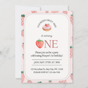 Invitación Muy emocionado de cumplir 1 año