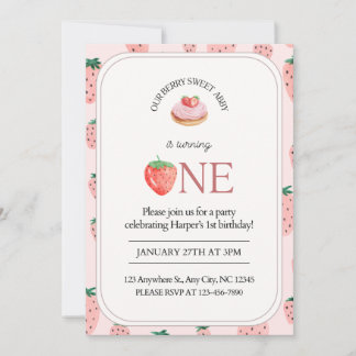 Invitación Muy emocionado de cumplir 1 año