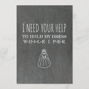 Invitación Muy graciosa dama de honor / propuesta de dama de 