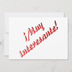 Invitación muy interesante