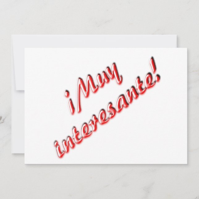 Invitación muy interesante (Anverso)