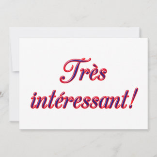 Invitación muy interesante