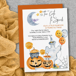 Invitación Muy lindo hablar de fiesta de cumpleaños de Hallow