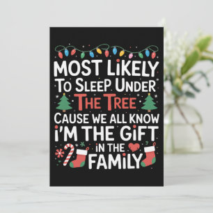 Invitación Muy Probable Que Duerma Debajo Del Árbol Por El Qu