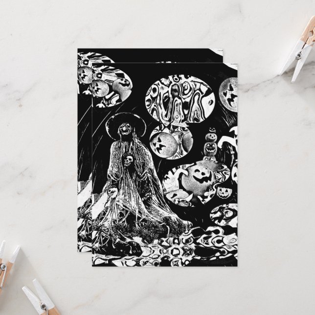 Invitación My Super Halloween (Anverso/Reverso In Situ)