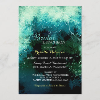 Invitación Mystic Forest Bridal Shower Luncheon