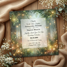 Invitación Mystic Forrest Meadow Magic