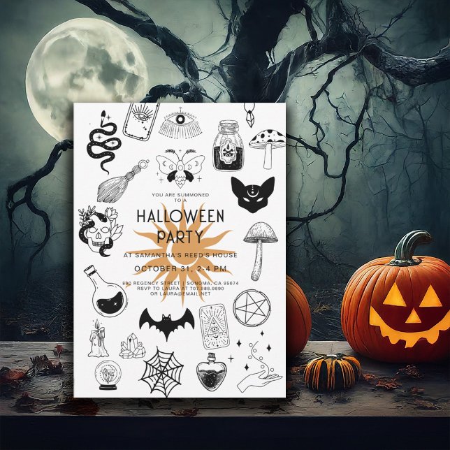 Invitación Mystic Witch Halloween Party (Subido por el creador)