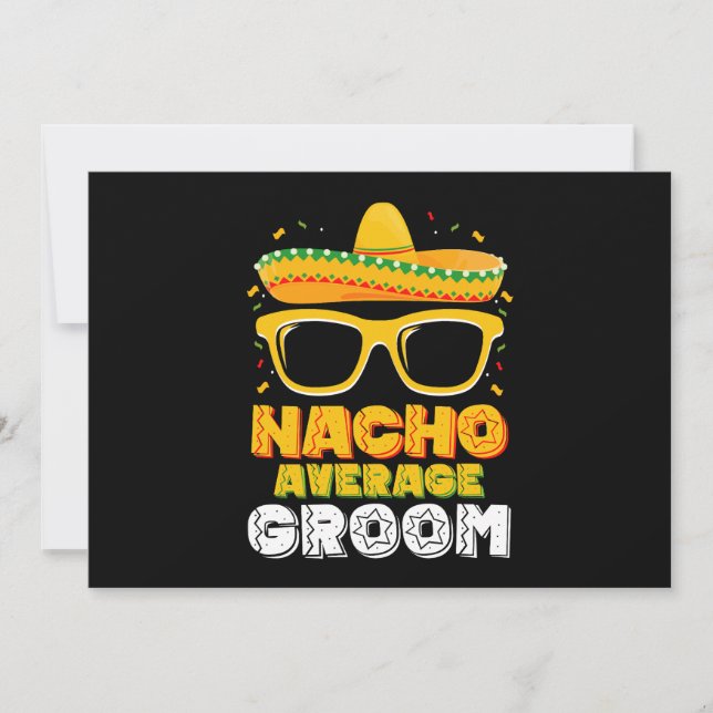Invitación Nacho Boda promedio de cultivo cinco de mayo (Anverso)