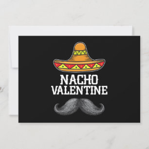 Invitación Nacho Día de San Valentín Marido Español Mexicano