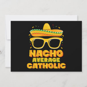 Invitación Nacho Promedio de Iglesia Católica Cinco De Mayo