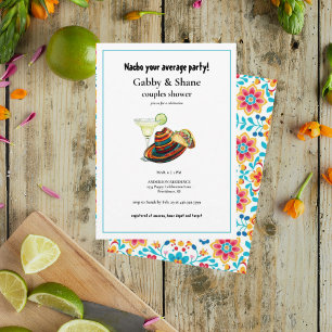 Invitación Nacho Tu Ducha Promedio De Parejas