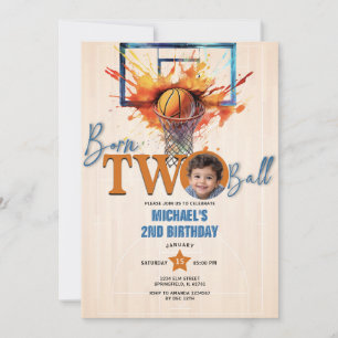 Invitación Nacido como Fiesta de 2º cumpleaños de Ball Boy