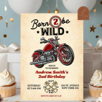 Nacido para ser salvaje Motocicleta cumpleaños 2 n