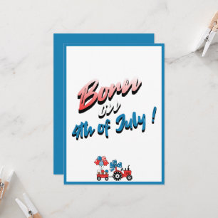INVITACIÓN NACIDOS EL 4 DE JULIO CUMPLEAÑOS DE LOS NIÑOS