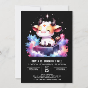 Invitación Nacimiento bohemio de vacas