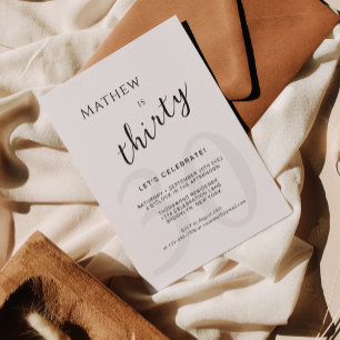 Invitación Nacimiento de Adultos en el guión de sobreimpresió