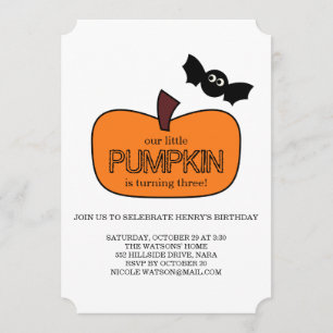 Invitación Nacimiento de la Caída de la Calabaza