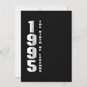 Invitación Nacimiento de leyendas 1995 25 regalo de cumpleaño