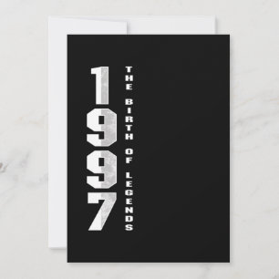 Invitación Nacimiento de leyendas 1997 23.ª Regalo de cumplea
