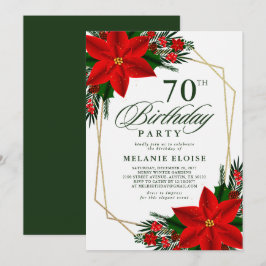 Invitación Nacimiento de los Navidades de la vegetación de la