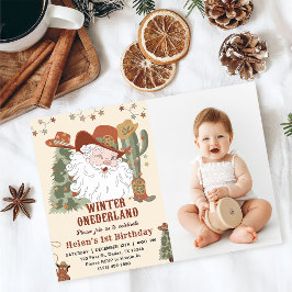Invitación Nacimiento de los Navidades de Onederland en el Oe