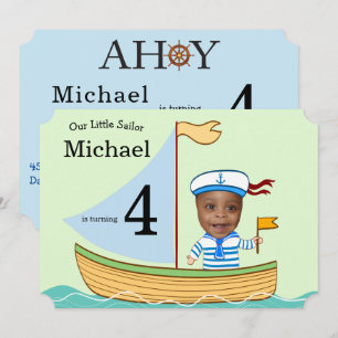 Invitación Nacimiento de los niños marineros