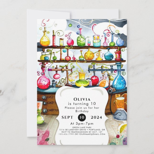 Invitación Nacimiento de los Niños Pastel Boho (Anverso)