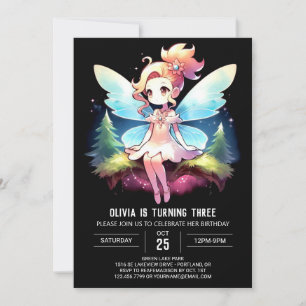 Invitación Nacimiento de los productos lácteos de Pastel Wood