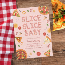 Nacimiento de Pizza de Bebé de Slice Moderno