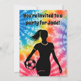 Invitación Nacimiento del arcoiris personalizado de Chica de 
